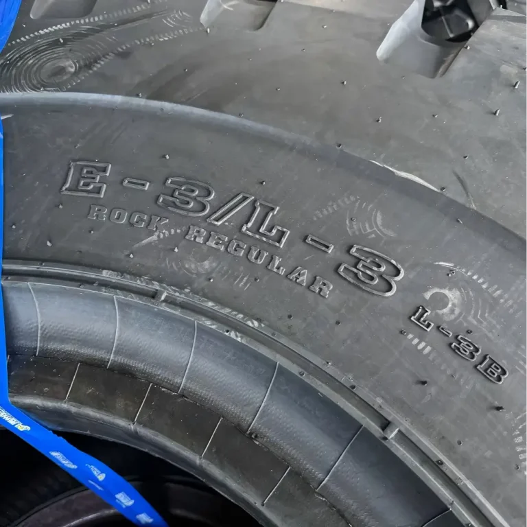 TRA Code Dual Mark edExample On OTR Tires